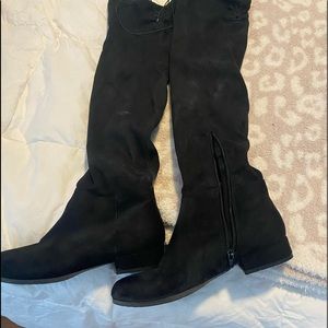 Knee high flat boots